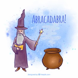 hand-drawn-magician-with-a-pot_23-2147543822